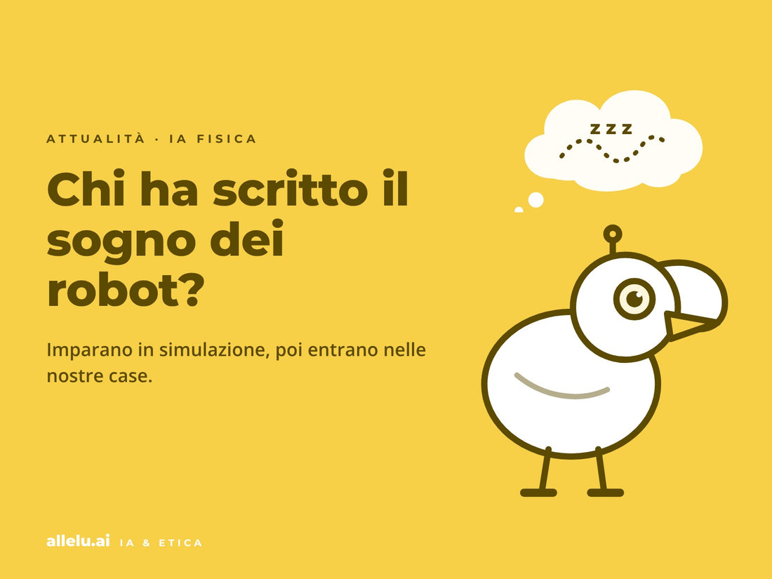 Un petit robot canard qui rêve : qui a écrit le rêve des robots ?