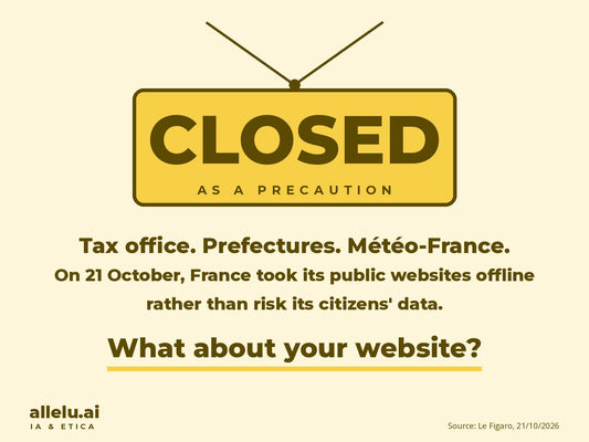 Panneau FERMÉ par précaution : impôts, préfectures, Météo-France débranchés le 21 octobre 2026. Et votre site ?