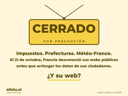 Panneau FERMÉ par précaution : impôts, préfectures, Météo-France débranchés le 21 octobre 2026. Et votre site ?