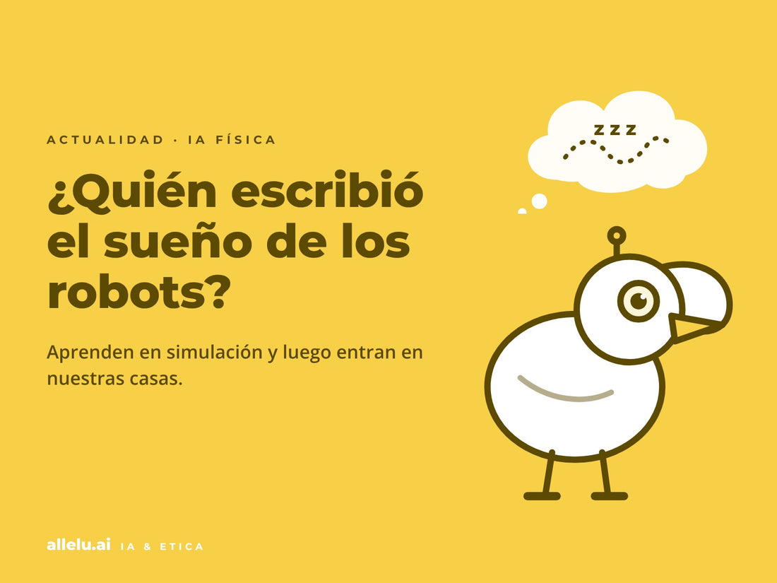 Un petit robot canard qui rêve : qui a écrit le rêve des robots ?