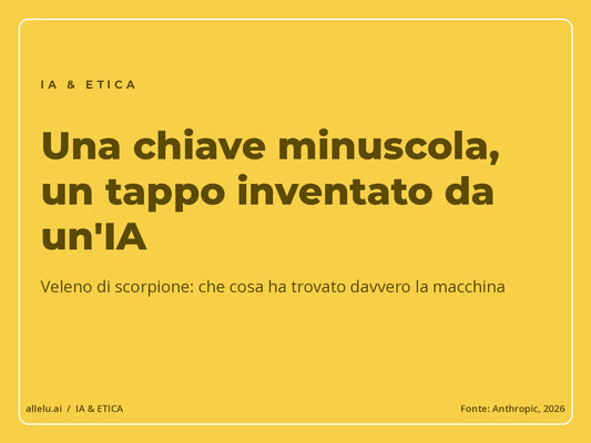 Une clé minuscule, un capuchon inventé par une IA : venin de scorpion, intelligence artificielle et éthique